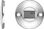 Figurati Contrast American Flag Polished 2 Hole Timing Cover (FD26R-TC-2H-SS)