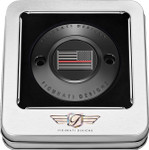 Figurati Thin Red Line Flag Black 2 Hole Timing Cover (FD75-TC-2H-BLK)
