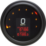 Dakota Digital MLX-2000 Series Tank Speedometer w/Black Bezel (MLX-2004-K)