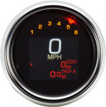 Dakota Digital MLX-3000 Series Tank Speedometer w/Chrome Bezel (MLX-3012)