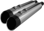 Khrome Werks 4-1/2" HP-Plus Slip-On Mufflers | Chrome w/ Edge Tip (202765)