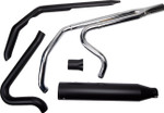 Khrome Werks 2-into-1 Outlaw Exhaust System - Black (200785)