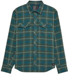 Fox Racing Survivalist Stretch Mens Button Up LS Flannel Shirt