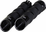 Khrome Werks Edge Air Cushion Grips | Cable | Black (500250)