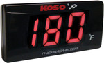 Koso Super Slim Temperature Gauge | Red Display (BA024R10)
