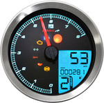 Koso TNT-B Electronic Multifunction Meter | Silver (BA051300)