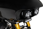 Klock Werks Fairing Vent Screen | Honeycomb | Chrome (KWS-01-0320)
