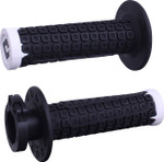 ODI Nomad Off-Road V2 Lock-On Grips - Twist Throttle - Black/White (H36NDBW)