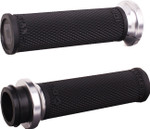 ODI Ruffian Lock-On Street Grips | TBW | Black/Silver (V30HTWB-S)