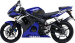 StompGrip Icon Profile Tank Grips | Black | Yamaha YZF-R6 (55-14-0004B)