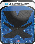 StompGrip Icon Profile Tank Grips | Black | KLX300/KLX300SM (55-14-0089-1B)