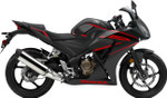 StompGrip Icon Profile Tank Grips | Black | CBR250R/CBR300R (55-14-0100B)