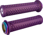 ODI Vans v2.1 Lock-On ATV Grips | Purple/Oil Slick (D33VNIP-OS)