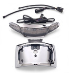 Ciro Chrome Smoke Lens LED Taillight License Plate Mount (40453)