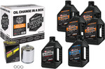 Maxima Evolution Mineral 20W-50 Oil Change Kit w/ Chrome Filter (90-069016PC)