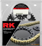 RK Chain and Sprocket Kit | Natural | '08-14 Monster 696 (6061-080EX)