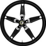 Coastal Moto Daytona Black Front Wheel w/ABS - 21" x 3.5" (3D-DAY213SB-ABST)