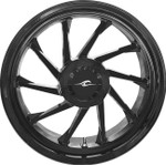 Coastal Moto Hurricane 3D Black Left Rear Wheel | 18" x 7" (3D-HURL-187T-SB)