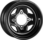 Sedona Steel Wheel | Gloss Black | 14x7 | 4/137 | 4+3 (570-9006)