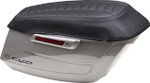 Mustang Deluxe Touring Saddlebag Lid Covers w/ Black Stitch (88404)