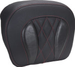 Mustang Chopped Tour-Pak Sissy Bar Pad w/ Dark Cherry Stitching (88440DC)