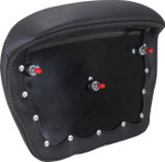 Mustang Chopped Tour-Pak Sissy Bar Pad w/ Gunmetal Stitching (88440GM)