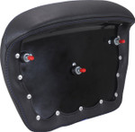Mustang Chopped Tour-Pak Sissy Bar Pad w/ Sky Blue Stitching (88440SB)