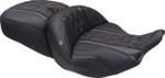 Mustang Super Touring One Piece 2-Up Seat | Mandarin Orange Stitch (89411MO)