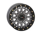 System 3 SB-6 Beadlock Wheel | Matte Gunmetal | 15x7 | 4/156 | 5+2 (15S3-6656)