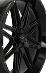 System 3 ST-7 Wheel | Gloss Black | 24x9 | 5/4.5 | 5+4 (24S3-7155)