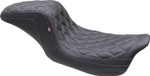 Mustang Double Diamond Squareback 2-Up Seat | Gunmetal Stitch (75299GM)