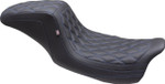 Mustang Double Diamond Squareback 2-Up Seat | Sky Blue Stitch (75299SB)
