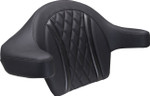 Mustang Deluxe Diamond Extended Arm Wrap-Around Backrest | Black (88430)