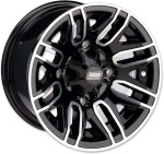 Moose 112X Front Wheel | Black/Machined | 12x7 | 4/110 (0230-0873)