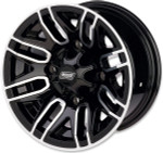 Moose 112X Rear Wheel | Black/Machined | 12x8 | 4/136 (0230-0877)