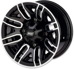 Moose 112X Front Wheel | Black/Machined | 14x7 | 4/136 (0230-0881)