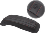 Mustang Deluxe Saddlebag Lid Covers - Black/Red (77640AB)