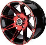 Moose 387X Front Wheel | Anodized Red | 14x7 | 4/110 (0230-0815)