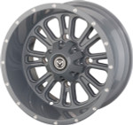 Moose 399X Rear Wheel | Matte Gray | 14x8 | 4/156 (0230-1122)