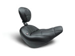 Mustang Standard Touring Cube Stitch Solo Seat w/ Backrest (79494)