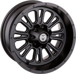 Moose 399X Front Wheel | Matte Black | 12x7 | 4/136 (0230-0916)