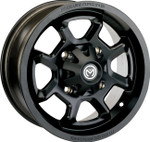 Moose 415X Front Wheel | Matte Black | 12x7 | 4/110 (0230-1208)