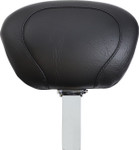 Mustang Wide Solo Seat w/ Backrest | Vintage Smooth (79914)
