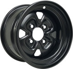 Moose Steel Wheel | Black | 12x7 | 4/156 | 4+3 (0231-0041)