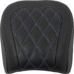 Mustang Wide Tripper Passenger Seat | Sky Blue Diamond Stitch (88511SB)