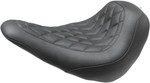 Mustang Wide Tripper Black Solo Seat | Diamond Stitch (83044)