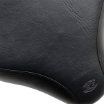 Mustang Wide Touring Solo Seat | Smooth Studded & Conchos (75506)