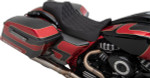 Drag Specialties Predator III Extended Reach Seat | Double Diamond (0801-1260)