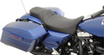 Drag Specialties Predator 2-Up Seat w/Backrest Option | Mild Stitch (0801-1005)