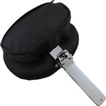 Drag Specialties Oval Backrest Assembly w/Short Bar | Smooth (0822-0461)